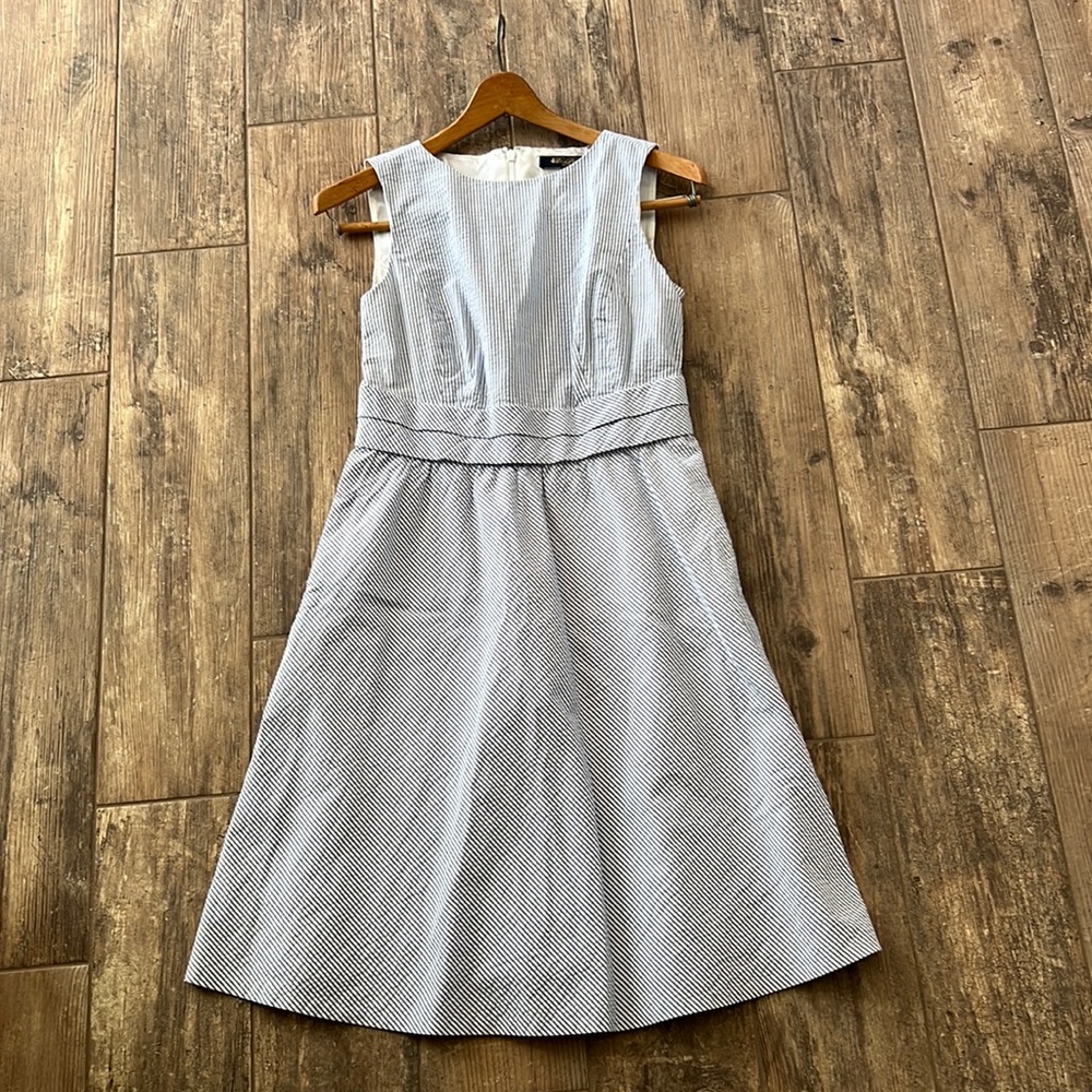 Brooks Brothers seersucker dress 4 petite